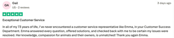 Customer review